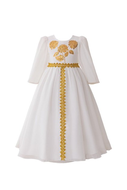 D' Daniela - Crystal White Serenity Abaya - White