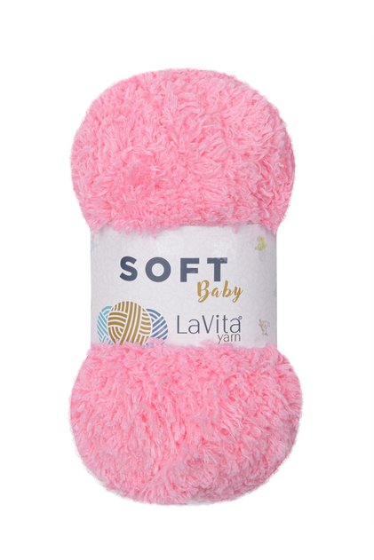 Soft Hand Knitting Yarn 100% Soft Polyester 100Gr (4017 Spink)