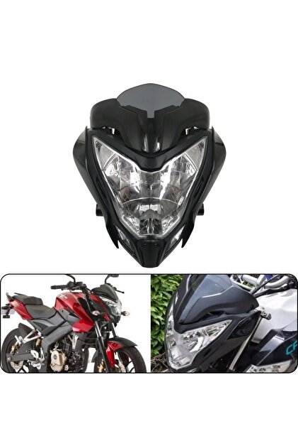 DEKOHOP Bajaj Pulsar NS150 NS200 Ön Far Grenajlı Led Ve Siperlik