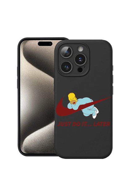 ® Husă premium din silicon pentru Apple iPhone 15 Pro Max, Just Do It Later, 1668651 PB 1869