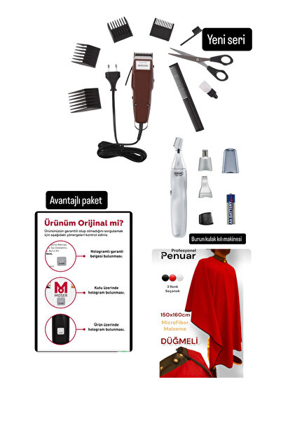 Moser 1406 Combo Set Saç Sakal Kesme Makinesi - Fiyatı, Yorumları