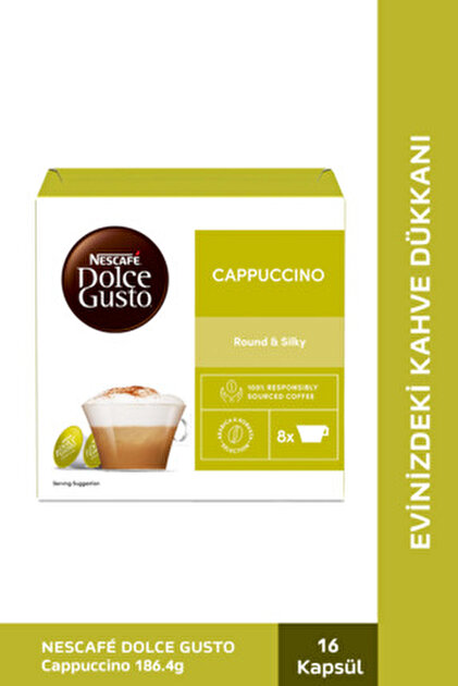 Nescafe Dolce Gusto Coffee Cappuccino 16 Kapsül X 3 Adet - Fiyatı