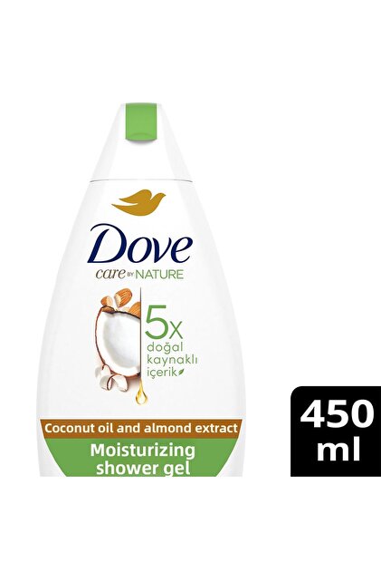 Moisturizing Shower Gel Coconut Oil and Almond Extract 450 ml