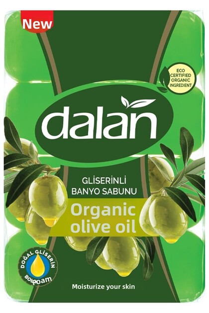: Glycerin Organic Olive Oil Bath Soap 4 X 150 Gr