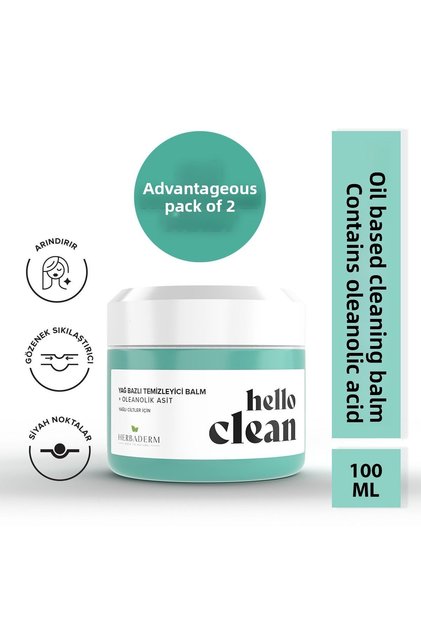 Hello Clean Anti-Pore Oil Based Cleansing Balm Oleanolic Acid 100 ml