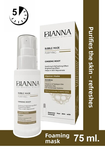 Purifying Foaming Mask in 5 Minutes| Ginseng 75 ml