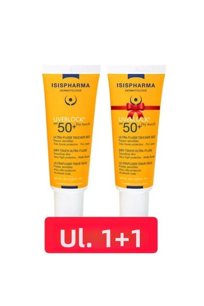 Uveblock Spf 50+ Dry Touch Ultra Fluid 40 Ml (1+1)
