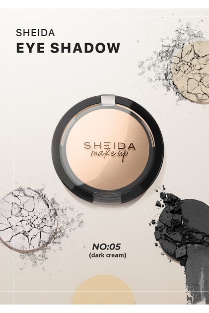 Eye Shadow (Eye Shadow) No:05 | High Pigment, Dark Cream