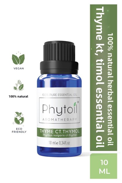 Organic Thyme Kt Thymol Essential Oil – Thyme Ct Thymol 100% Pure and Natural Herbal Essential Oil 10 ml