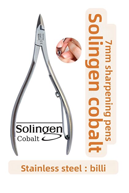 Cobalt Professional Manicure Nipper Sharpened Meat Nipper 4013-7 mm Super Sharpened