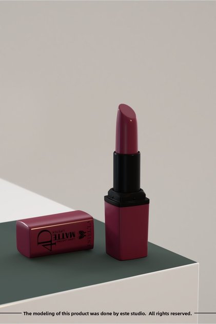 All-Day Lasting Lipstick with Passionate Colors: Estella 4D Matte Will Be Your Favorite!
