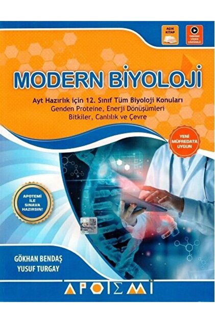 Apotemi Yayınları Apotemi Modern Biyoloji 2026 - Fiyatı, Yorumları