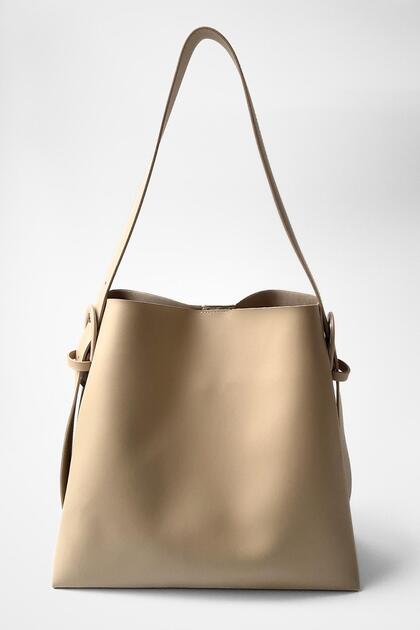 Nomu Buckle Detailed Women's Shopper Bag