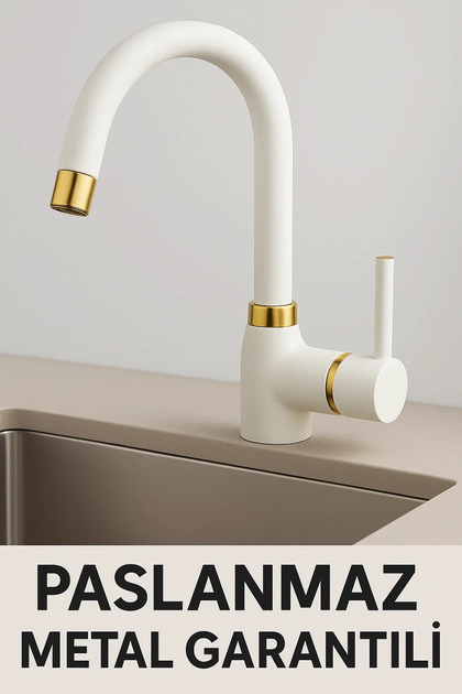 Babylon Series Beyaz Lavabo Bataryası 5 Yıl Garantili