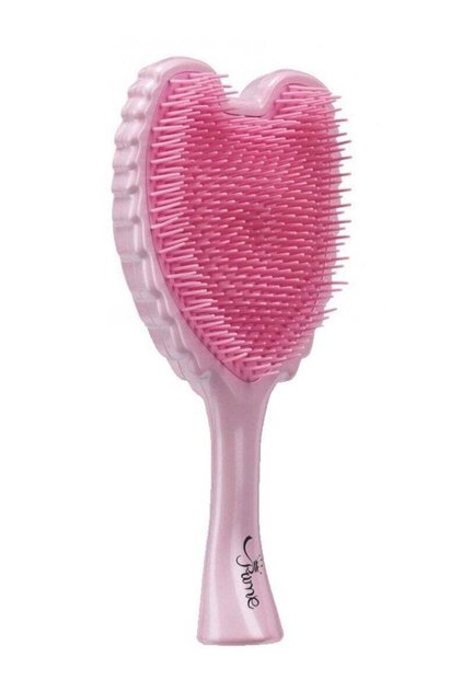 Wet Tangle Detangler Hairbrush comb for women-Gloss Pink Bristles