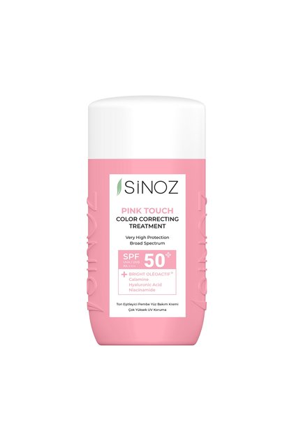 Pink Touch Egalizator Instant de Nuanță Anti-imperfecțiuni SPF50+ Protecție Solară Facială Lichidă Roz PA++++ 50ml