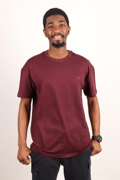 Ανδρικό T-shirt Crew Neck Oversize T-shirt 100% βαμβάκι