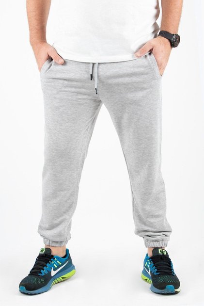 Men's Pocketed Sweatpants with Elastic Legs