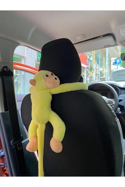Uzun Kollu Peluş Maymun Oyuncakları Çırtçırtlı Sevimli Peluş Oyuncak Kol Asılı Perde Tutucu