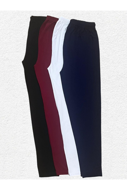 4 Pieces Women's Summer Leggings Viscose Soft Fabric