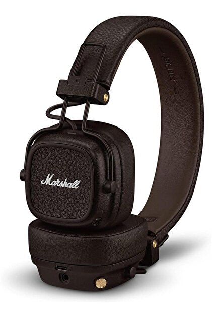 【美品】Marshall Major V Marshall Major V Blurtooth Kulaküstü Kulaklık Brown - Fiyatı