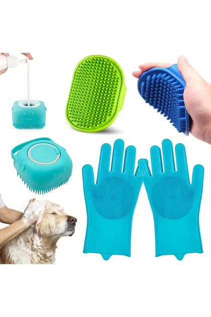 4'ü 1 arada Pet Bakım Kiti -Köpekler ve Kediler için,Pet Bakım Malzemeler