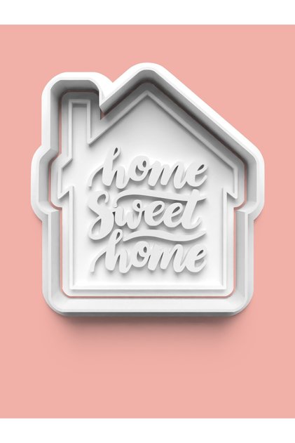 Home Sweet Home Cookie Mold And Sugar Dough Mold