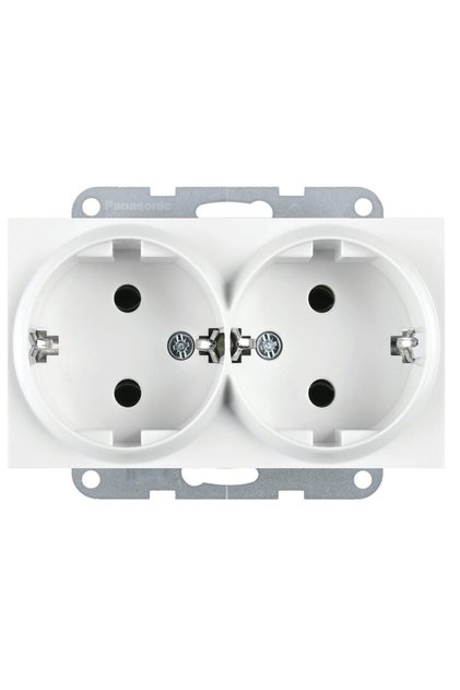 MECANISM PRIZA SCHUKO DUBLA KARRE PLUS 55 ALB