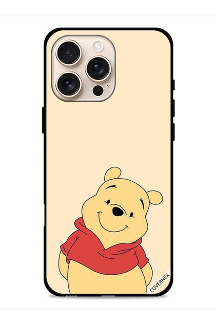 Apple iPhone 16 Pro Max Protective Case Cover Bear In Happy Mode