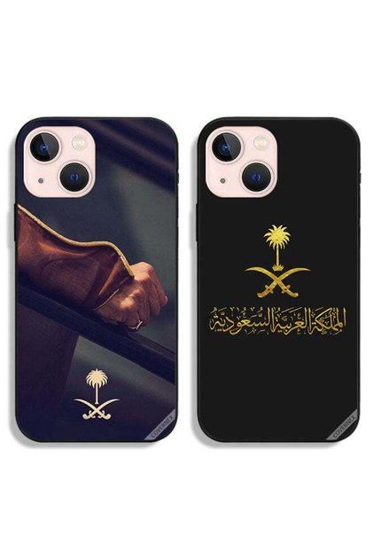 جرابان لهاتف Apple iPhone 13 mini واقيان لليد والمملكة العربية السعودية