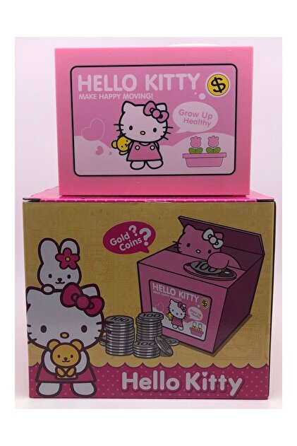 TOYFEST Hello Kitty Elektronik Otomatik Para Yiyen Kumbara Sesli
