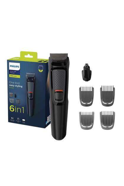 Multigroom 3000 MG3710/33, 6-in-1 Beard & Face Trimmer
