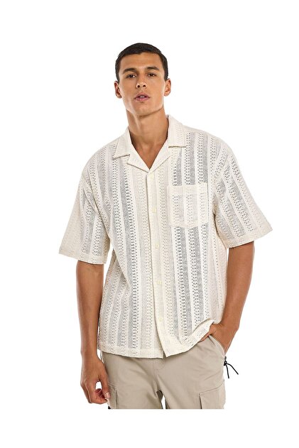 قميص عاجي MYF-SS-S-XXL