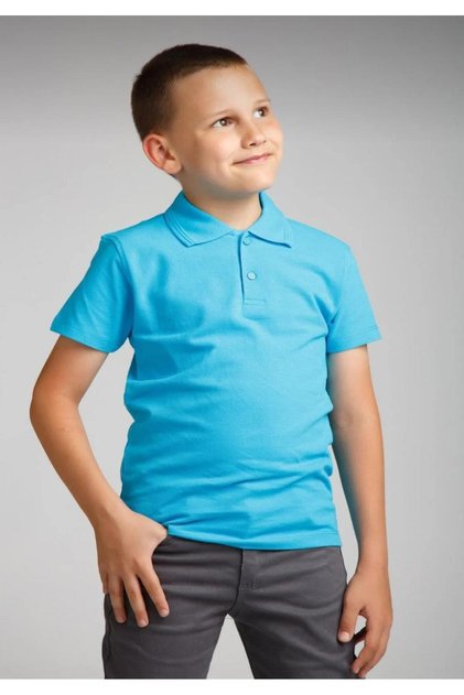 Unisex Short Sleeve Polo Collar School and Daily Use T-Shirt