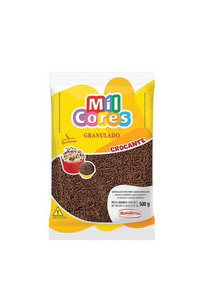 MIL CORES Chocolate‑Flavored Hard Sprinkles – Crunchy 1KG