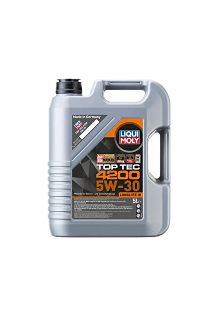 Liqui Moly 5w30 Motor Yağı Tam Sentetik Top Tec 4200 5 Litre (8973