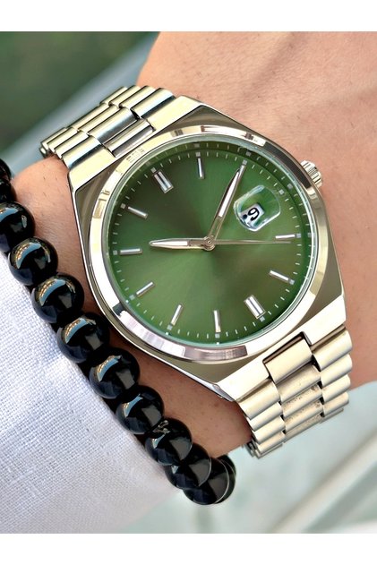 Premium Seri Özel Tasarım Lüks Seri Metal Kordon Classic Erkek Kol Saati-Bileklik Hediyeli