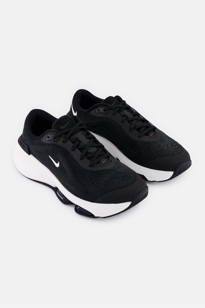 Women Versair Lace Up Training Shoes, Charcoal Black