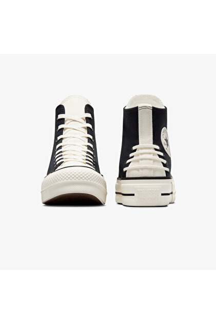 ロスト Converse Chuck Taylor All Star Crafted Laces Lift Kadın Siyah