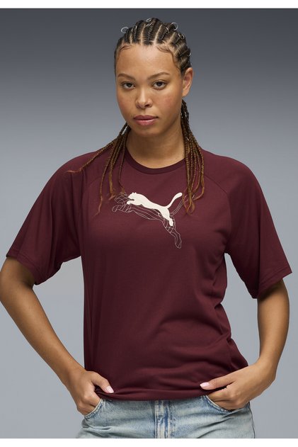 Tricou grafic relaxat Evostripe pentru femei