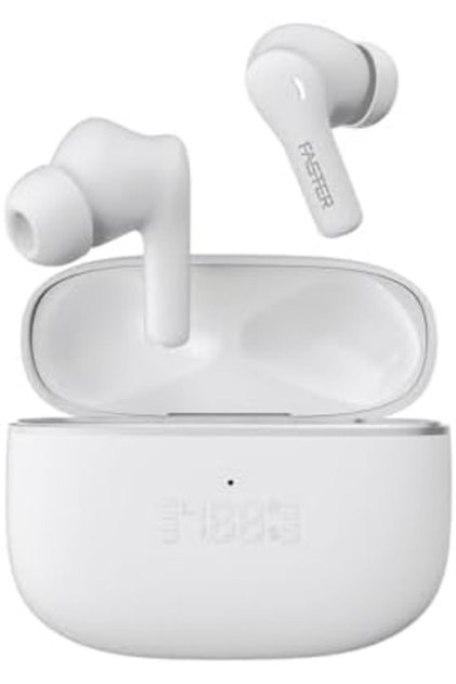 Maverick Bluetooth Earbuds- 5.4 Bluetooth Earphones ENC AI Enhanced Calls 4 Quad Mics- Wirele