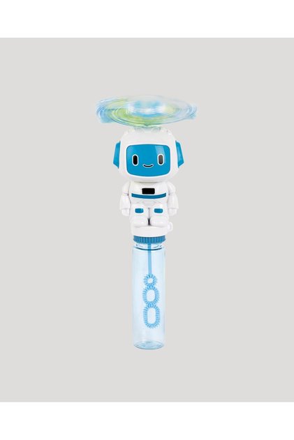 Let's Be Child Lighted Robot Foam Bubble