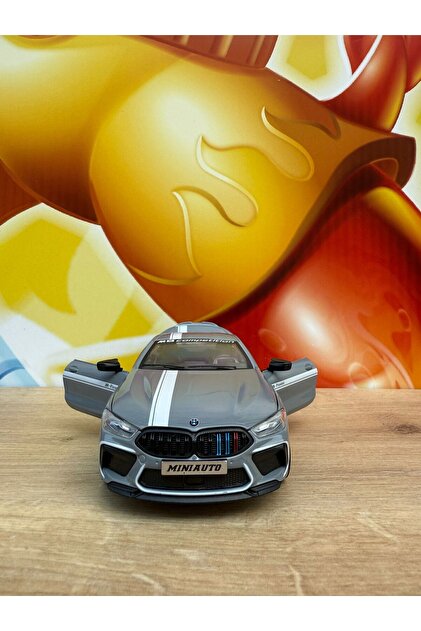 scntoys 1:24 Bmw M8 Diecast Araba Kapılar Bagaj Kaput Açılır Sesli
