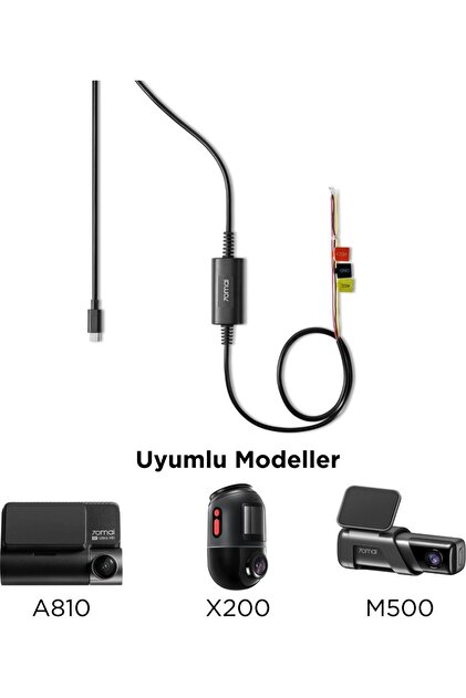 MijiLink 70mai Up03 Park Gözetim Modu Kablosu Hardwire Kit A200