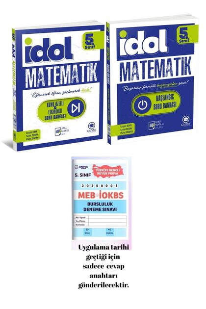 Çanta Yayınları 5. Sınıf İdol Matematik Fasikül ve Başlangıç Soru