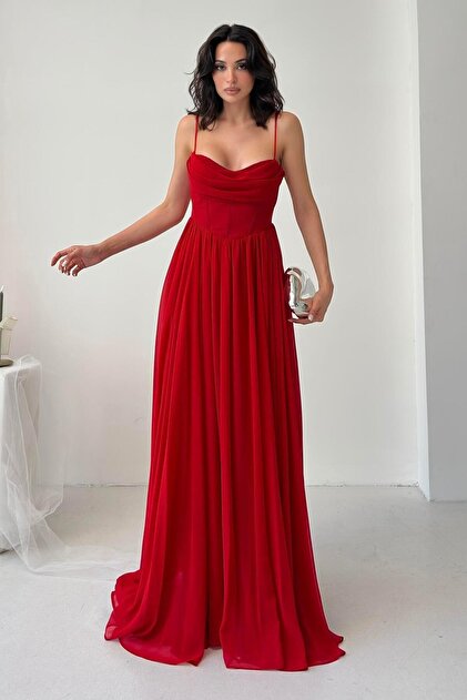 open lace back dress Crimson Red Long Sleeves Sheath Silhouette Women Midi Leather Dress