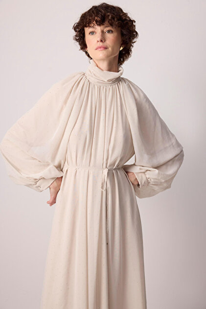 sachin and babi light blue dress Eliza J Women's Sequin Embroidered Balloon-Sleeve Gown main image 1