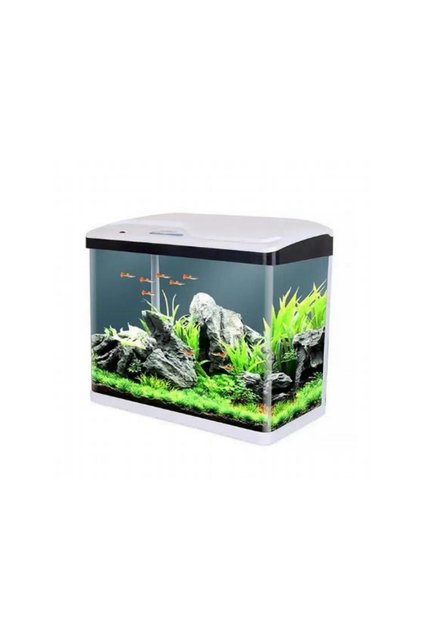 Komple Akvaryum 60 x 23 x 55 cm Beyaz