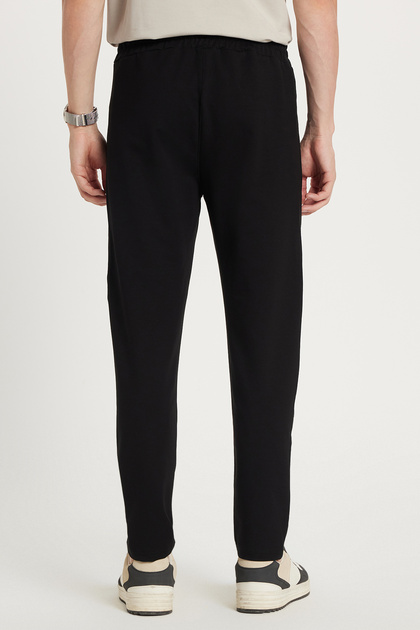 Tudors Unisex Standart Fit Pamuklu 2 İplik Fermuar Cepli Lastikli