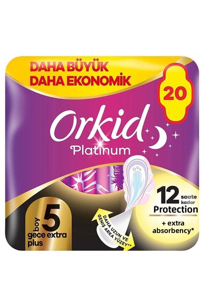 Platinum Night Extra Plus - 20 Hygienic Pads, BOY 5